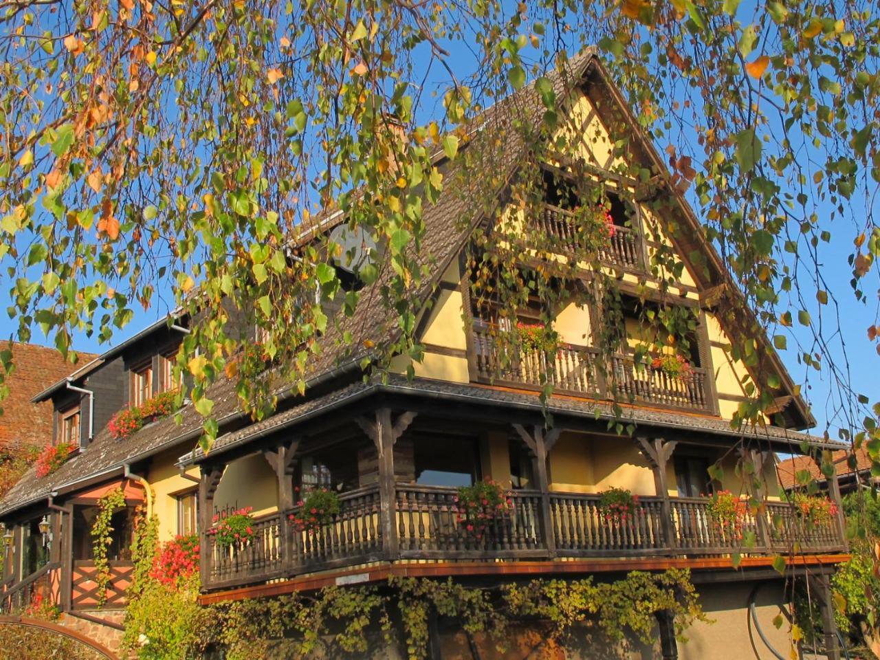 Hotel Restaurant Faller Emmebuckel Itterswiller Exterior foto